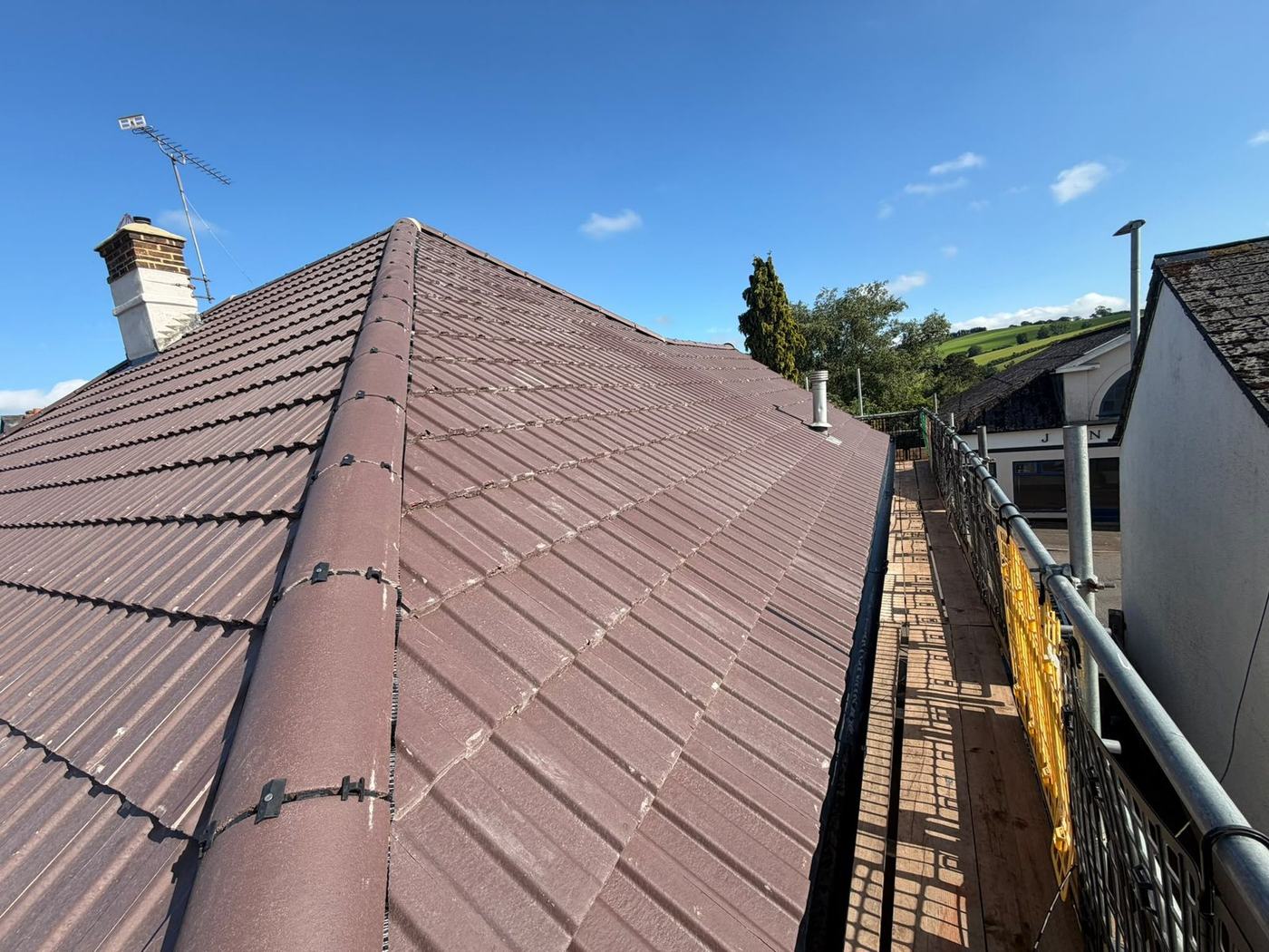 A new roof with a dry fixed ridge by 247 Roofing